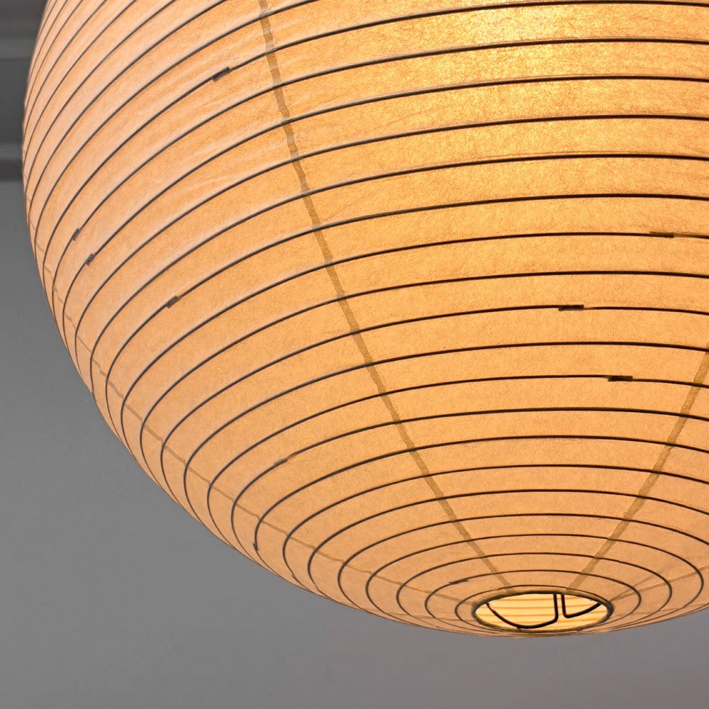 イサムノグチ Isamu Noguchi アカリ AKARI 55A オゼキ ペンダントライト 和紙 直径55cm COD-4 ソケットコード付き 名作照明 ミッドセンチュリー 美品 箱付き ●