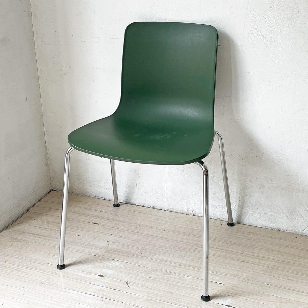 ヴィトラ vitra ハル HAL Tube ハルチューブ ダイニングチェア スタッカブル スタッキングチェア グリーン ジャスパー・モリソン B ★