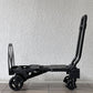 花岡車輌 フラットカート FLAT CART 2×4 キャリーカート 手押し台車 ブラック 折り畳み式 二輪 四輪 最大耐荷重120kg ゴムタイヤ ◇