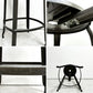 フェールトラヴァイユ FER TRAVAIL ニコルチェア NICOLLE Chair SH80 カウンターチェア スチール マットクリア仕上げ 別注モデル インダストリアル C ●