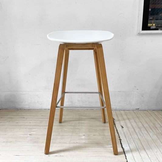 ヘイ HAY アバウトアスツール About a stool ホワイト AAS32 HIGH ハイスツール カウンターチェア 北欧モダン デンマーク 定価 \60,500- B ★