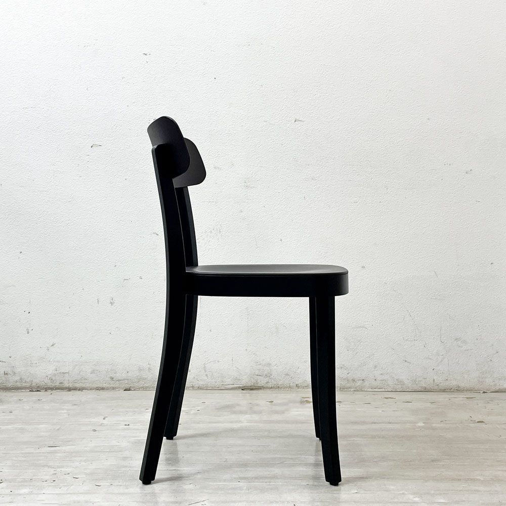 ヴィトラ vitra バーゼルチェア Basel ダイニングチェア ASAプラスチック ビーチ材 ダークブラウン × ブラック ジャスパー・モリソン ●