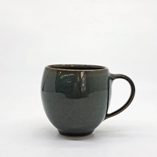 マルガレーテンヘーエ Margaretenhohe コーヒーマグ グリーン H9cm リ・ヨンツェ 李英才 Young Jae Lee ドイツ 現代作家 ●