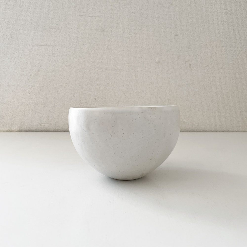 村上躍 Yaku Murakami 白釉鉢 碗 ボウル Φ13cm 現代作家 ◎