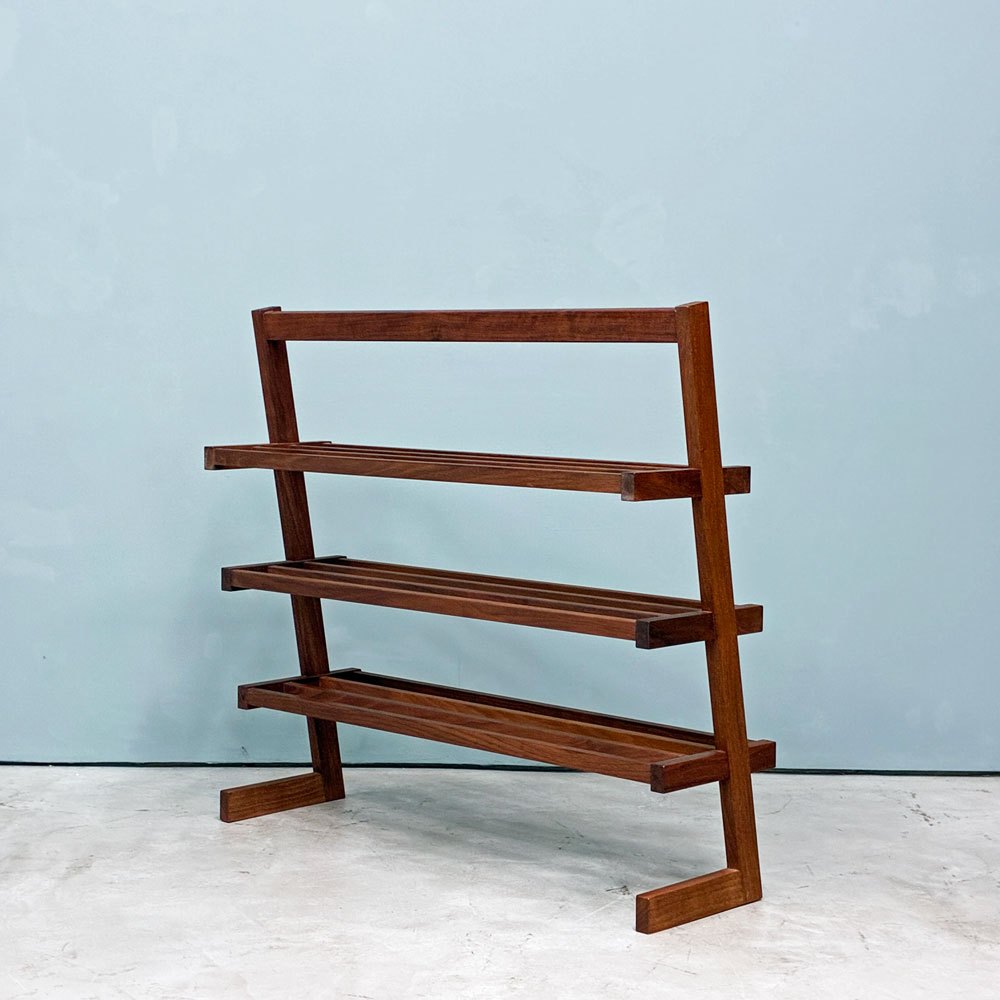 ウォールナット材 スモールシェルフ シューラック W68cm Timber Yard 購入品 店舗什器 ◎