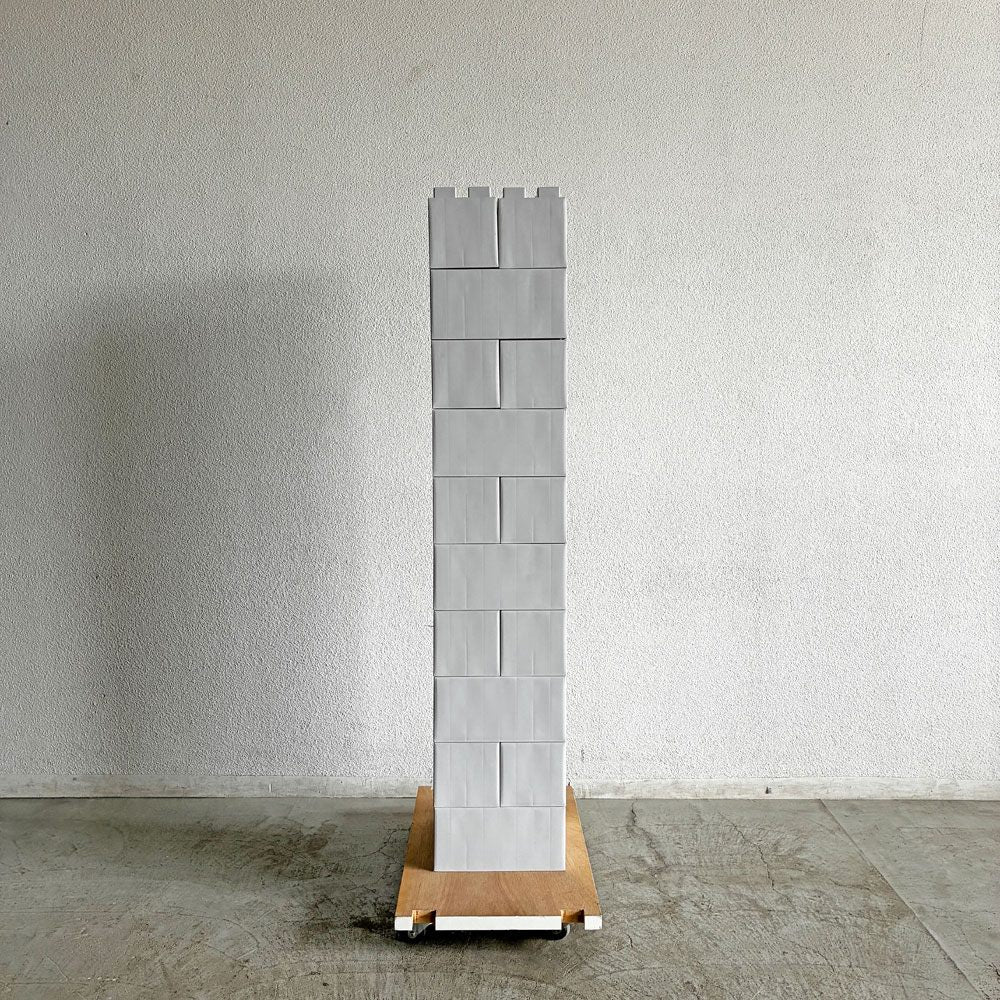 エバーブロック EverBlock Systems モジュール式 ビルディングブロック 建築部材 ライトグレー フルサイズ20個セット マイ・ブロック 合計定価￥28,600- 〓