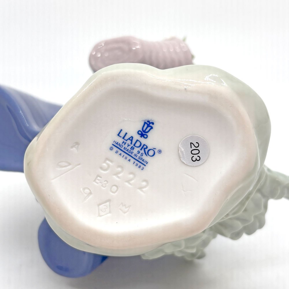 リヤドロ LLADRO きれいな花ばかり Pretty Pickings 陶器人形 置物 オブジェ 箱付き スペイン ●