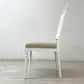 サラグレース Sarah Grace デビューシリーズ ダイニングチェア DEBUT DINING CHAIR トーマス THOMAS ホワイト&ナチュラルリネン ホワイトペイント シャビーシック チェアカバー付 定価￥49,500- B ●