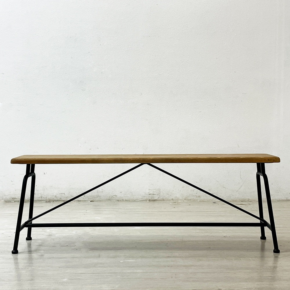 ノットアンティークス knot antiques クラッシュゲート CRASH GATE コンベックス CONVEX II ベンチ パイン古材 ●