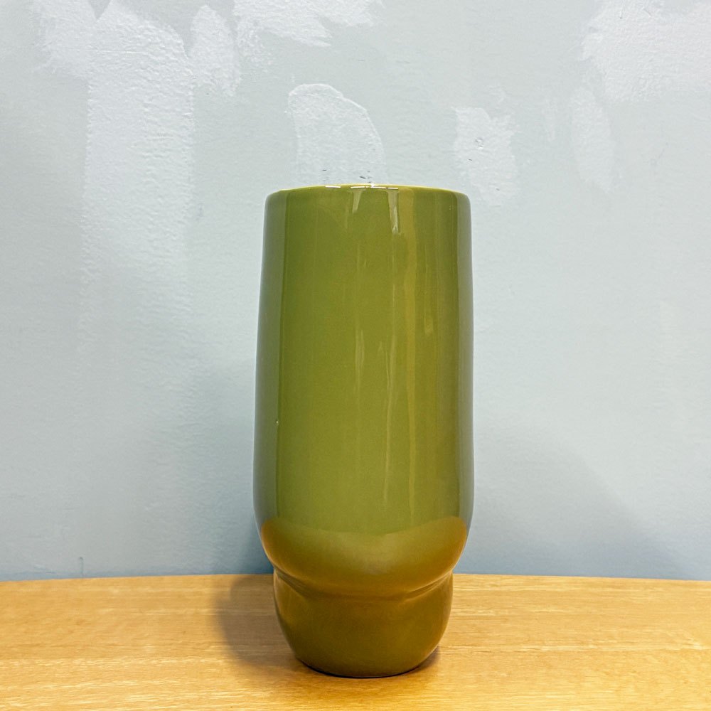 ヘイ HAY チュビー Chubby Vase フラワーベース オリーブグリーン H20cm ワン＆ソーダーストロム Wang & Soderstrom デンマーク ◎