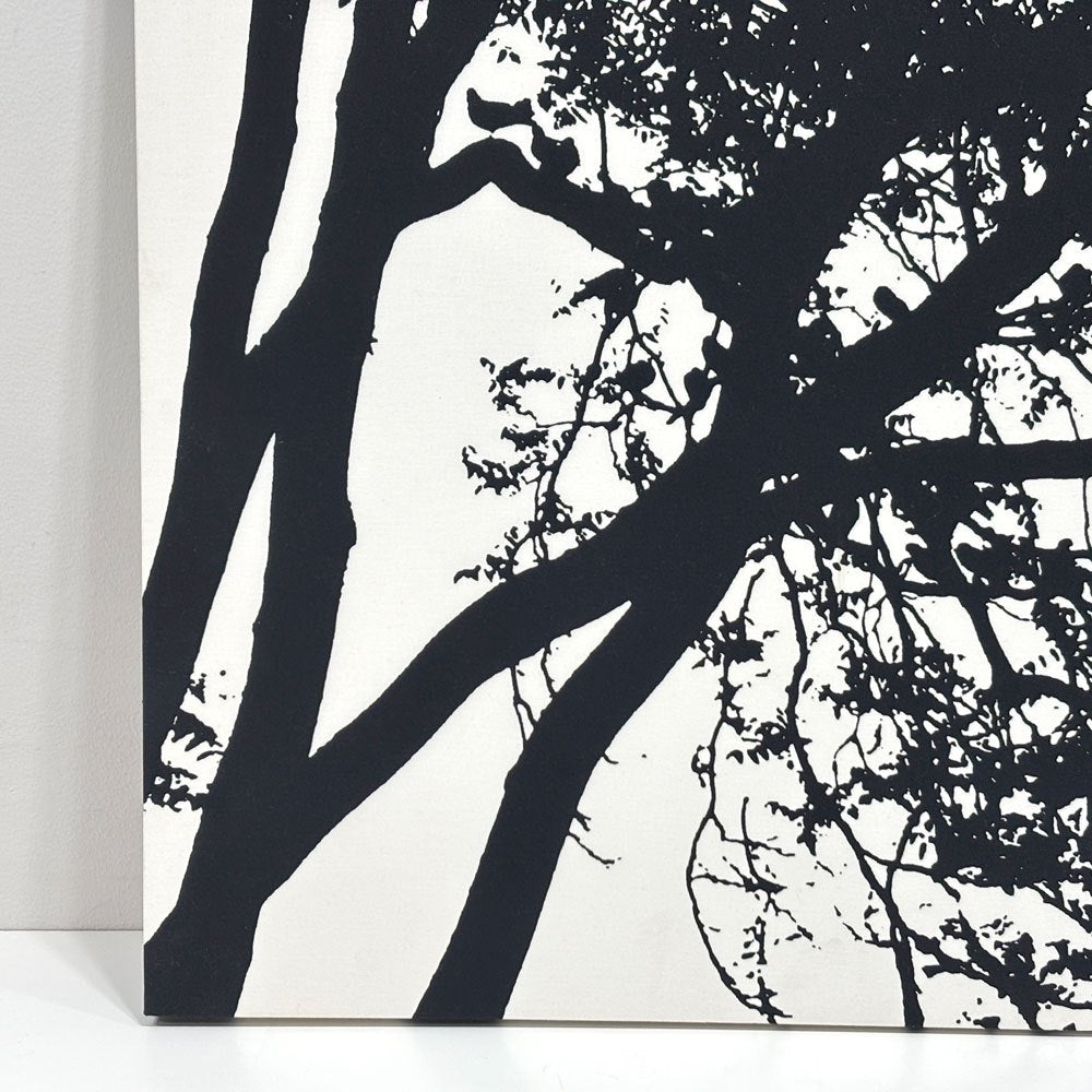マリメッコ marimekko トゥーリ TUULI ファブリックパネル マイヤ・イソラ 90×60cm モノトーン ブラック＆ホワイト 北欧 フィンランド ●