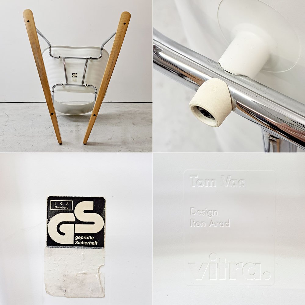 ヴィトラ vitra トムロック Tom Rock ロッキングチェア ポリプロピレン ビーチ材 ホワイト ロン・アラッド モダンデザイン ●