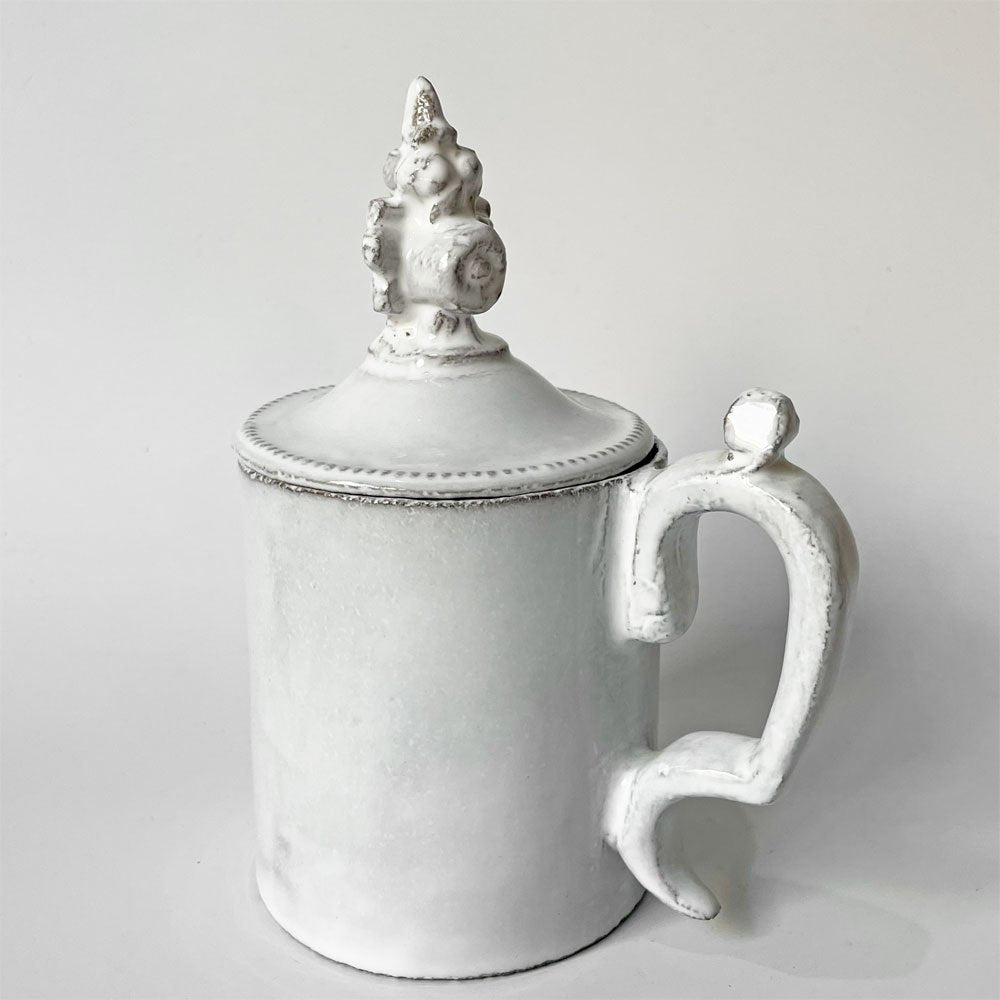 アスティエ・ド・ヴィラット Astier de Villatte ケンブリッジ Cambridge (with Cover) マグカップ 蓋付 廃盤 ★