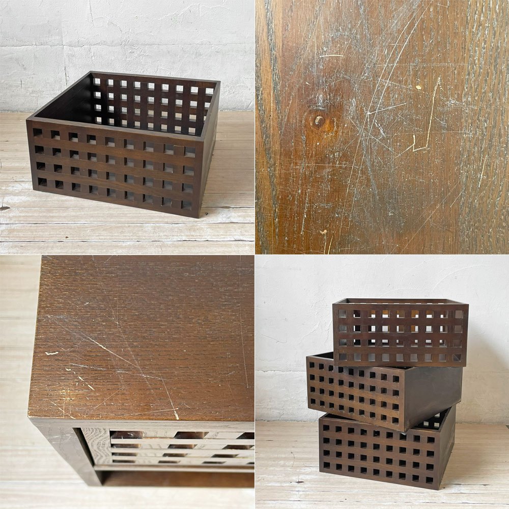 エーフラット a.flat キューブ Cube テレビボード AVボード アッシュ無垢材 引き出し3杯 W116cm アジアンモダンスタイル 定価約￥76,417- ★