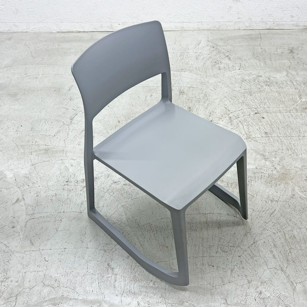 ヴィトラ Vitra ティプトン Tip Ton ワークチェア スタッキングチェア デスクチェア チルト機能 グレー色 B〓