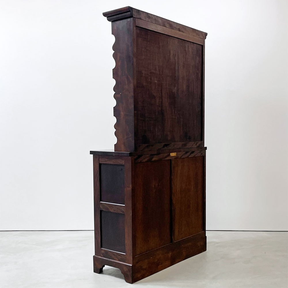 松本民芸家具 36型 皿棚 カップボード 食器棚 飾り棚 ミズメザクラ無垢材 民藝 和モダン ●