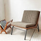 トラックファニチャー TRUCK FURNITURE ブーメランチェア BOOMERANG ナラ無垢材×スチール 1人掛けソファ 参考定価約14万円 ★