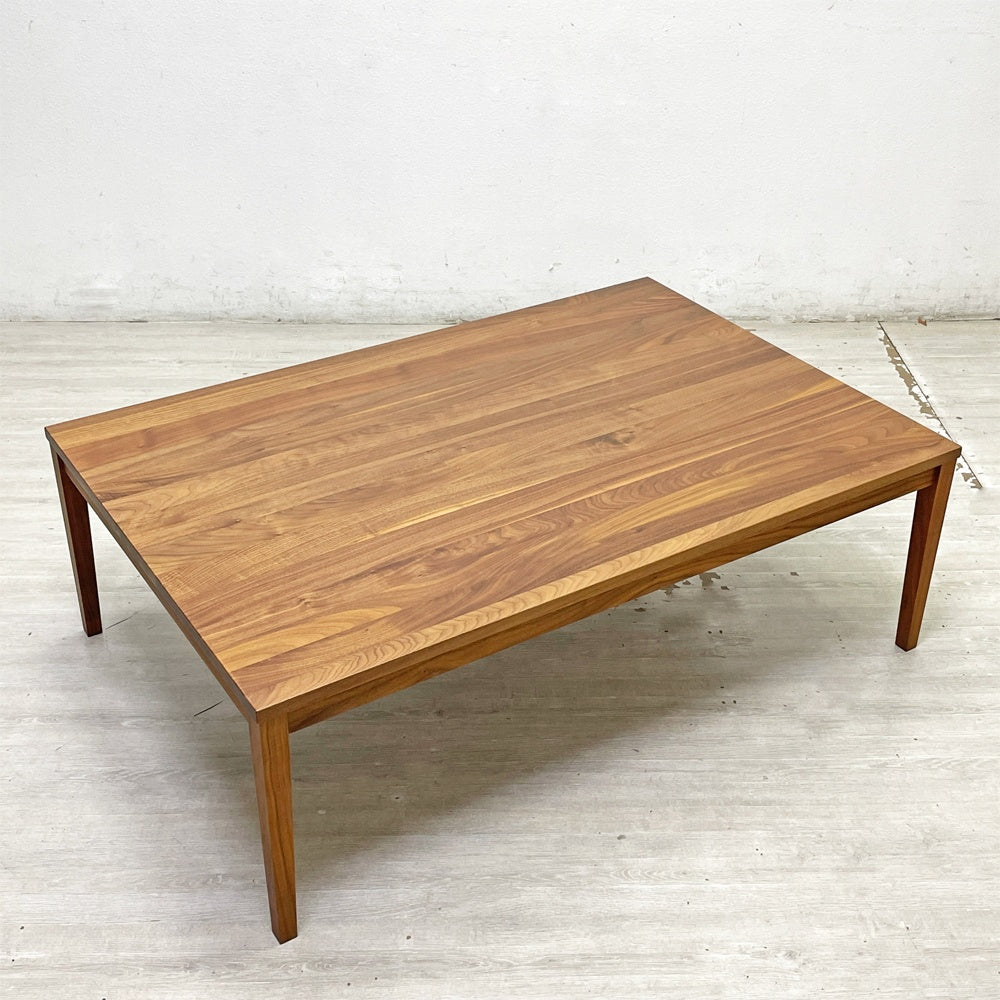 高野木工 プレーン PLAIN リビングテーブル センターテーブル ローテーブル オーダーメイド ウォールナット無垢材 W120cm ナチュラルモダン ●