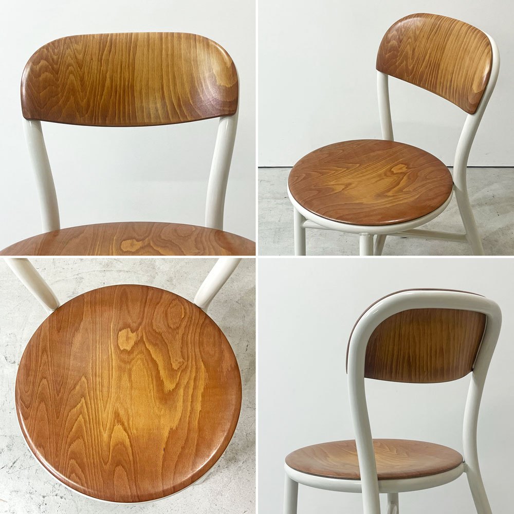 マジス MAGIS パイプチェア ウッド Pipe Chair Wood ダイニングチェア ホワイト×ライトビーチ ジャスパー・モリソン A ●