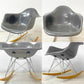 ハーマンミラー Herman Miller アームシェルチェア セカンド 2nd エレファントハイドグレー ロッカーベース イームズ ミッドセンチュリー ●