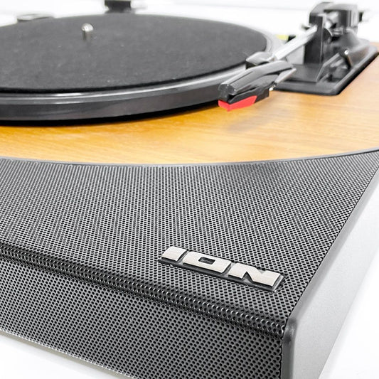 アイオンオーディオ ION AUDIO レコードプレイヤー ステレオスピーカー内蔵ターンテーブル PREMIER LP Bluetooth対応 ●