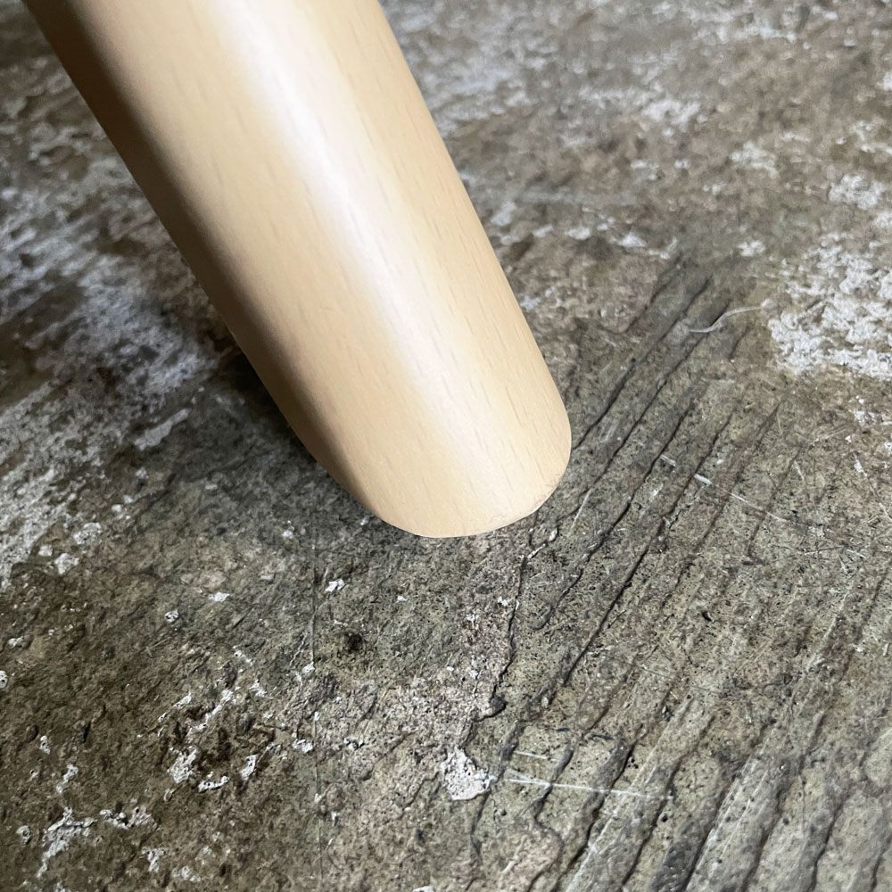 IDC大塚家具 OTSUKA オプティオ14A OP14A ダイニングチェア 回転式 ベージュ系ファブリック ブナ材 ライトナチュラル 受注生産品 定価￥99,800- 未使用美品 ■