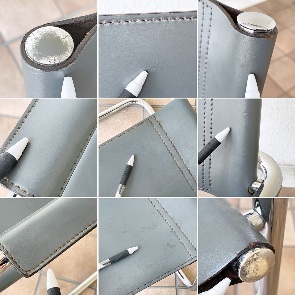 スタジオライン studio Line S34 カンティレバー アームチェア ダイニングチェア Mart Stam マルト スタム イタリア製 村田合同取り扱い リプロダクト B ◇