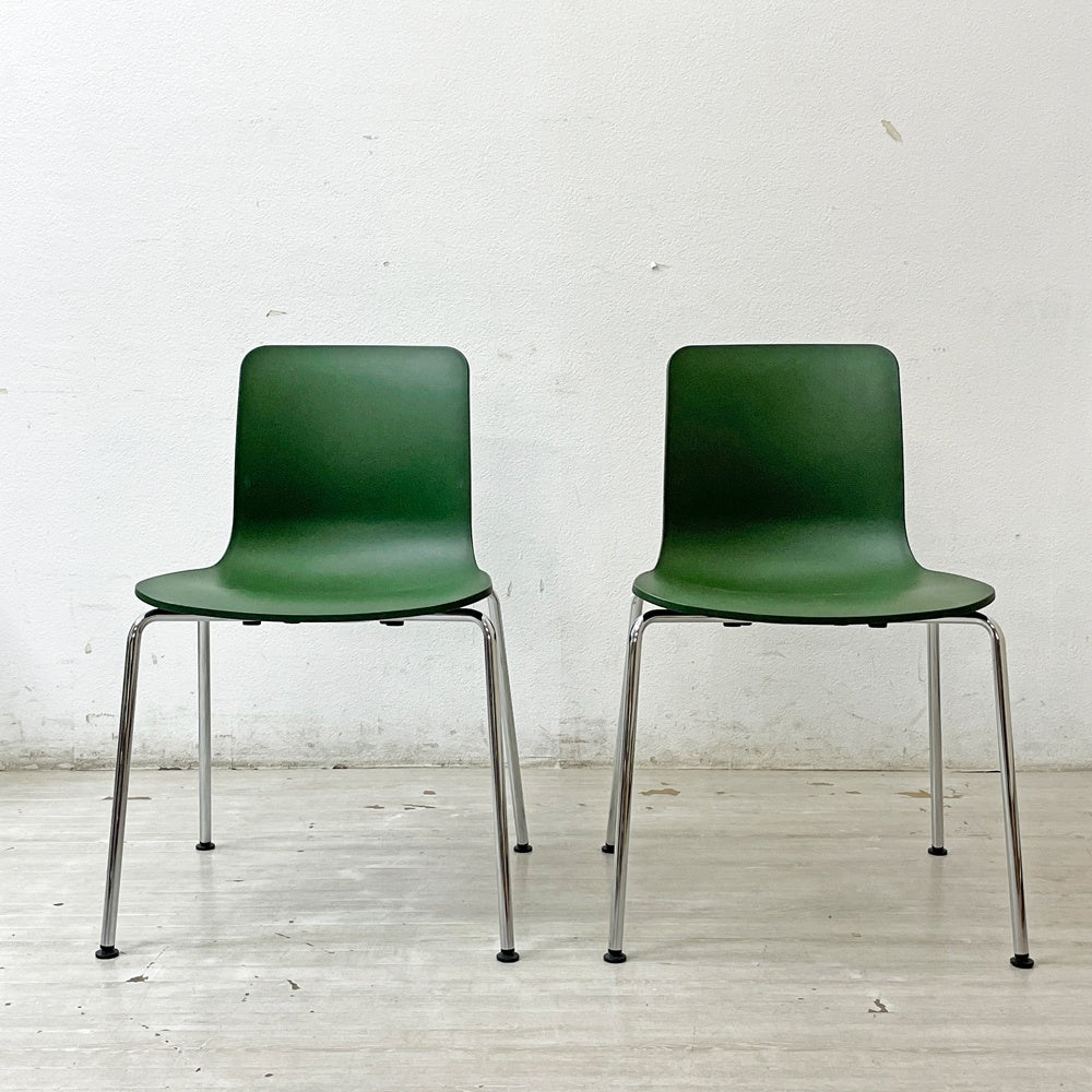 ヴィトラ vitra ハルチューブ HAL Tube サイドチェア ダイニングチェア スタッカブル ジャスパー・モリソン 2脚セット A ●