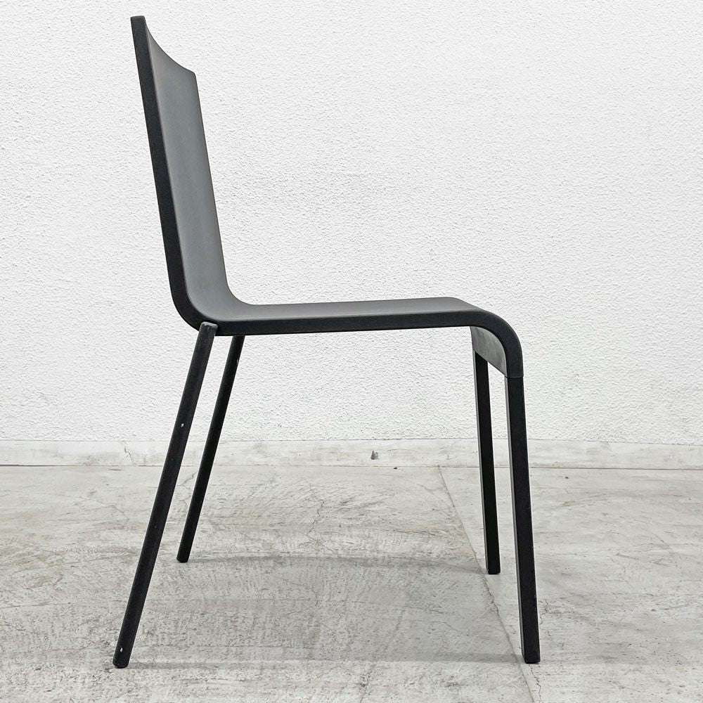 ヴィトラ vitra. ゼロスリー .03 ダイニングチェア スタッキングチェア マールテン・ヴァン・セーヴェレン Maarten Van Severen ブラック 定価81,400円 〓