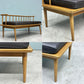 ジャーナルスタンダードファニチャー journal standard Furniture アルベスタ ALVESTA ベンチ 2Pソファ PVCレザー 廃番 ◎