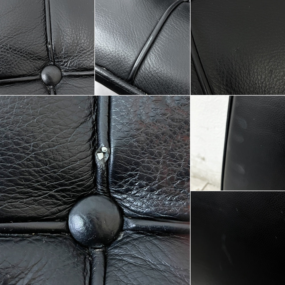 ミース・ファン・デル・ローエ バルセロナチェア Barcelona Chair リプロダクト品 本革 1シーターソファ モダンデザイン ●