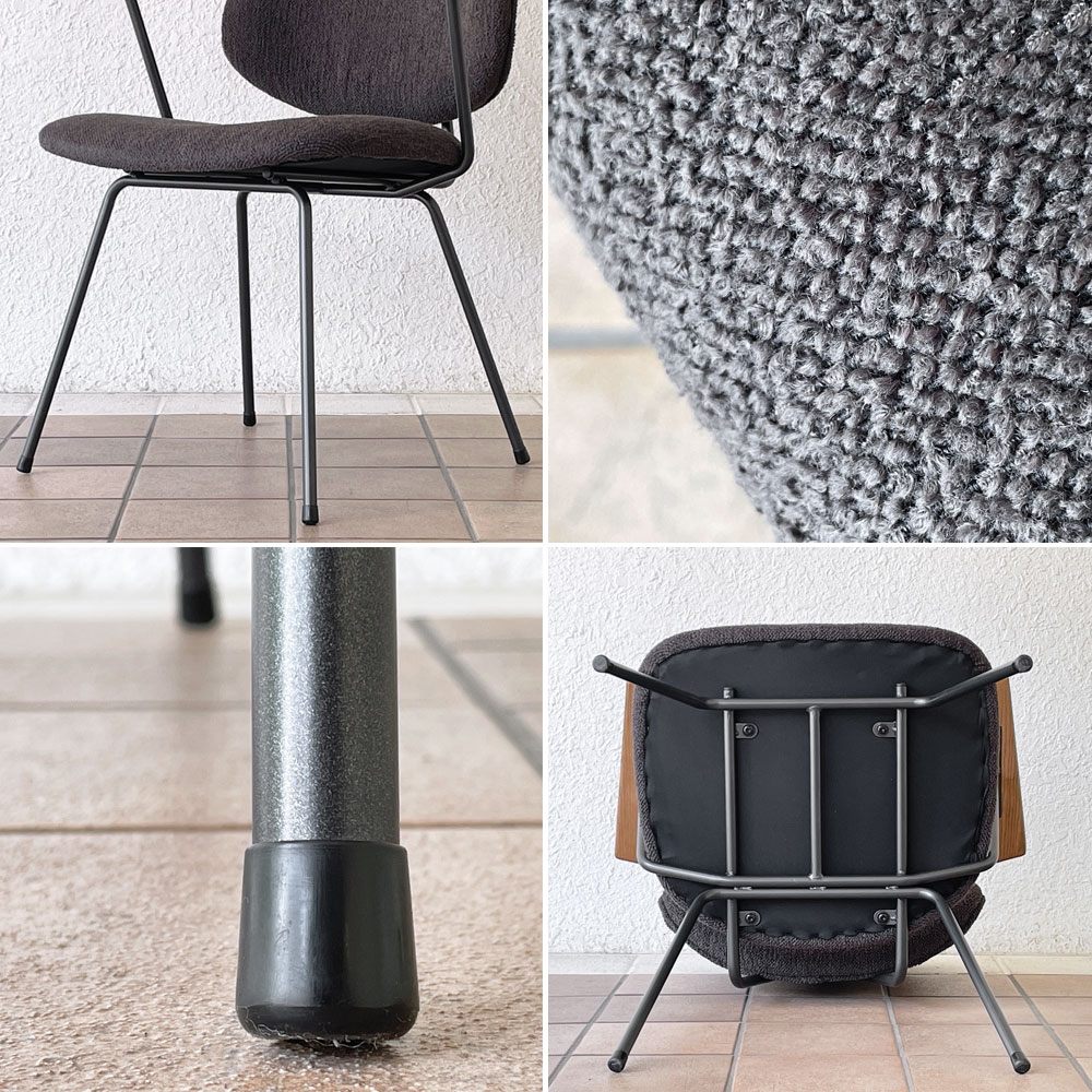 クラッシュゲート CRASHGATE ノットアンティークス Knot Antiques アボック ABOCK ダイニングチェア 肘付 アームチェア ファブリック オーク材 展示品 ◇