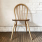 アーコール Ercol フープバックチェア ダイニングチェア スポークバック 4本タイプ エルム材 UKビンテージ 英国家具 ◎