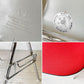 ハーマンミラー Herman Miller サイドシェルチェア MFS製 FRP アプホルスター ジラルド生地 ファブリック スタッキングベース イームズ ビンテージ ★