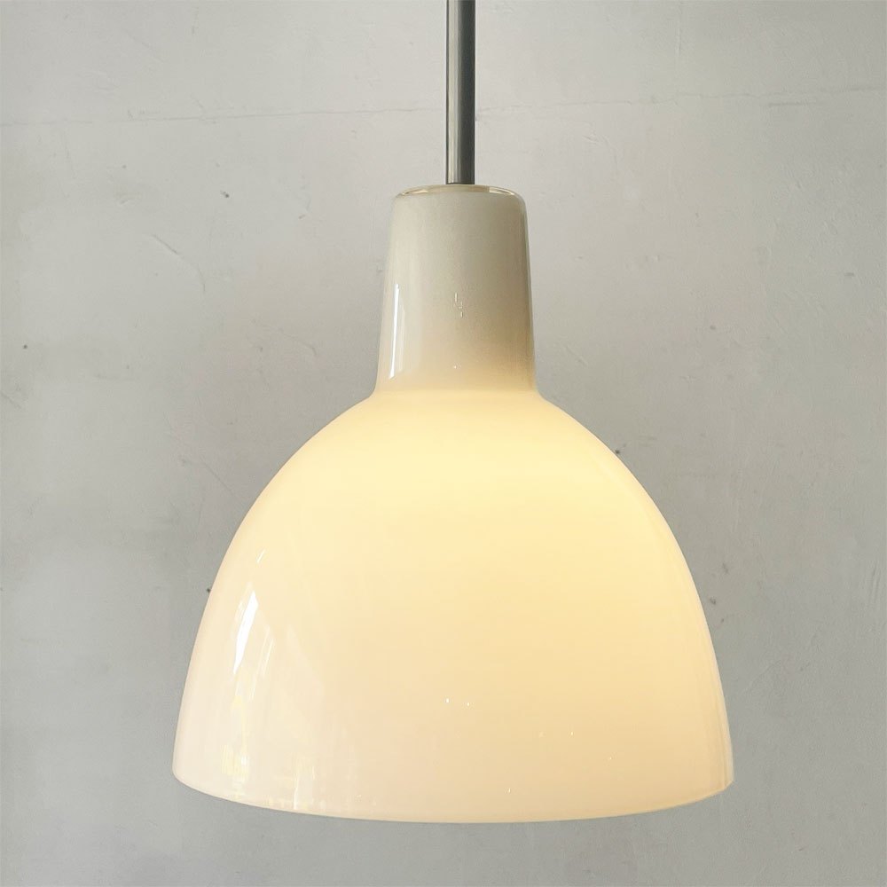 ルイスポールセン Louis Poulsen トルボー 220 Toldbod Glass Pendant ペンダントライト ホワイト 乳白ガラス ポール・ヘニングセン 定価￥83,600- ★