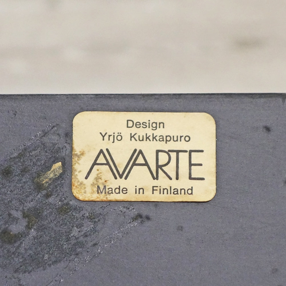 アヴァルテ Avarte Blue Experiment Series Chair 502 ビンテージ ラウンジチェア ウリヨ・クッカプーロ Yrjö Kukkapuro 希少 ●