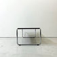ラッチオテーブル Laccio Table ローテーブル コーヒーテーブル ブラック マルセル・ブロイヤー Marcel L Breuer リプロダクト品 ●