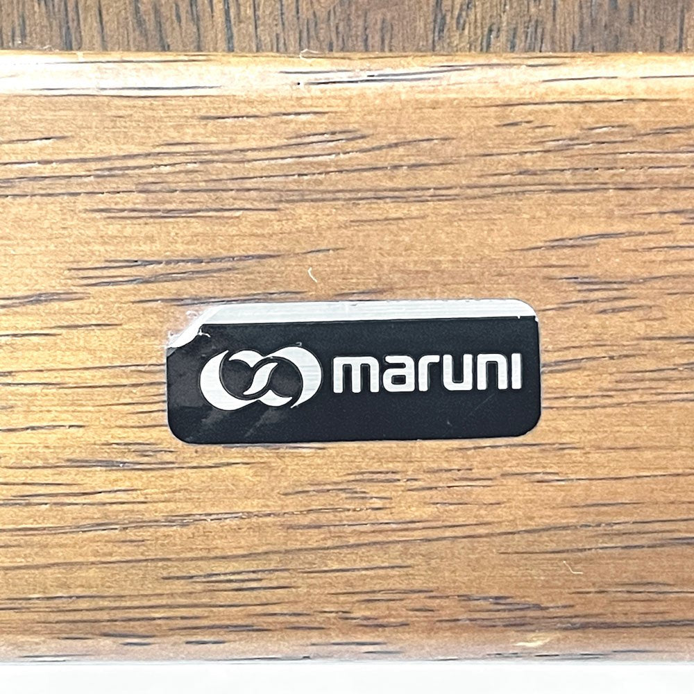 マルニ木工 maruni ダイニングチェア ジャパンビンテージ 椅子 スウェード生地座面 2脚セット  ●