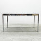 USMモジュラーファニチャー USM Haller ハラーテーブル ワーキングデスク ダイニングテーブル W150cm アジャスター パールグレーラミネート(ホワイト) 高さ調整機能付 〓