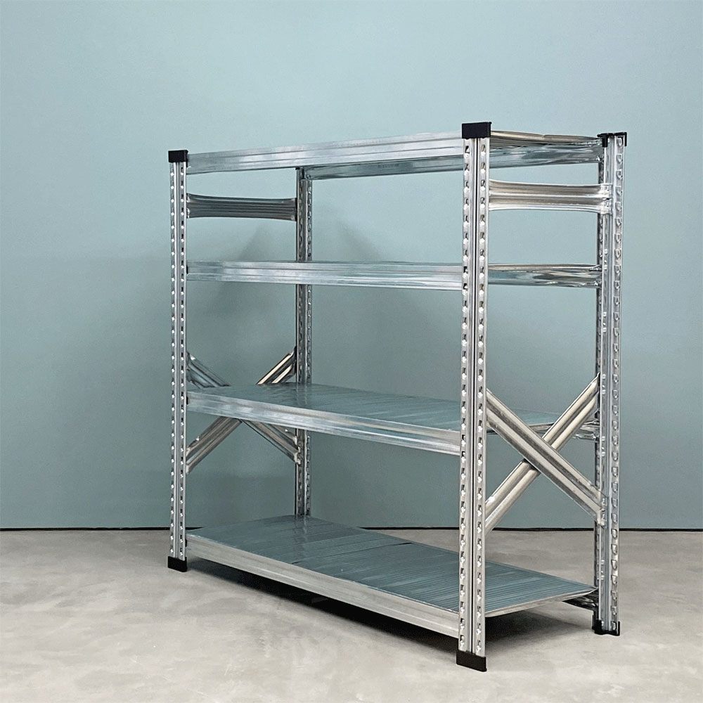 メタルシステム METALSISTEM スーパー123シリーズ スチールシェルフ 4段 4 TIER STEEL SHELF W113 D32 H107 イタリア製 ◎