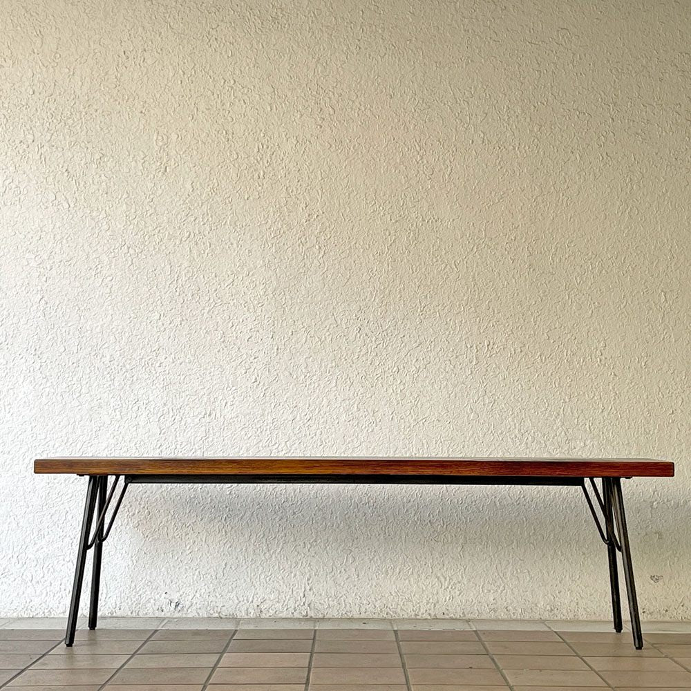 アクメファニチャー ACME Furniture グランビュー ベンチ GRANDVIEW BENCH オーク無垢材 スチール Lサイズ インダストリアル W150cm 定価￥50,600- ◇