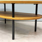 クラッシュゲート CRASH GATE イージーライフ Easy Life サーボ コーヒーテーブル オーバル SERVO COFFEE TABLE W105cm オーク材 ブラックスチール 関家具 展示品 ◎