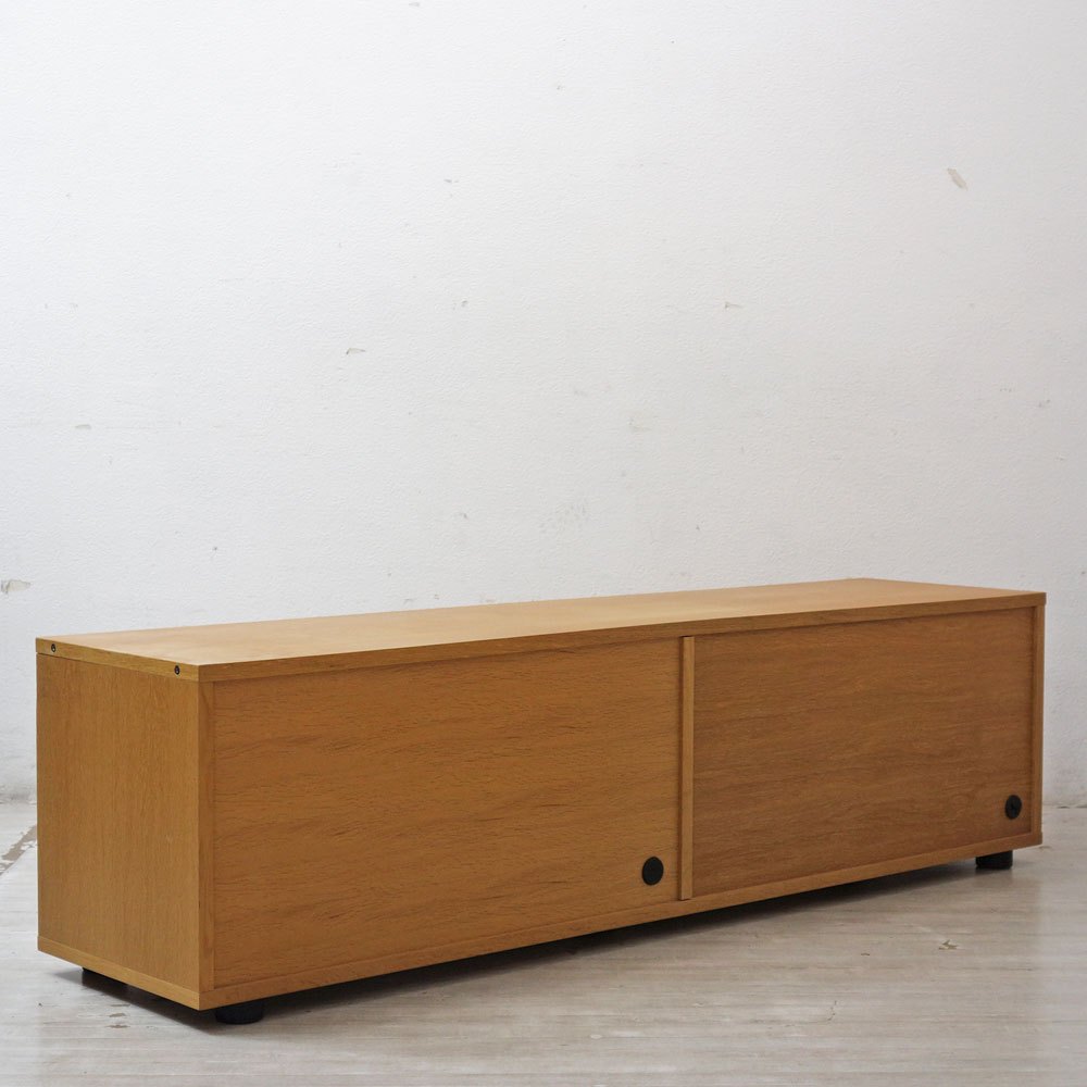 無印良品 MUJI スタッキングキャビネット AVボード テレビ台 引き出し2杯 オーク材 シンプルデザイン ●