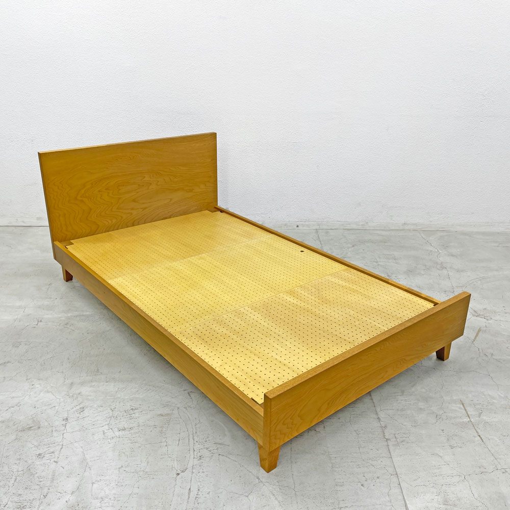 パシフィックファニチャーサービス P.F.S DH BED SemiDouble セミダブルベッドフレーム オーク材 ナチュラル 定価176,000円 〓