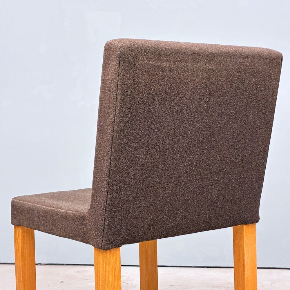 イデー IDEE スクエア レッグスチェア SQUARE LEGS CHAIR メープル材 ファブリック ブラウン 北欧スタイル ◎