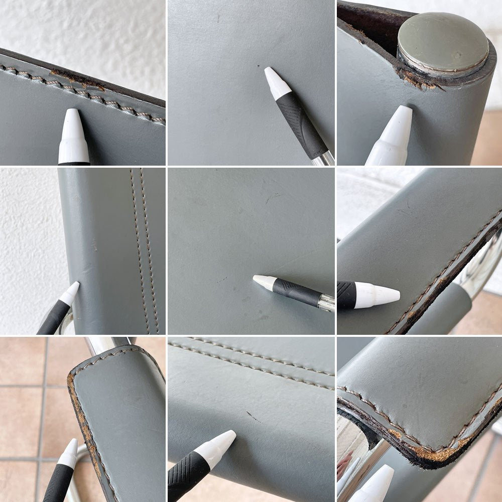 スタジオライン studio Line S34 カンティレバー アームチェア ダイニングチェア Mart Stam マルト スタム イタリア製 村田合同取り扱い リプロダクト A ◇