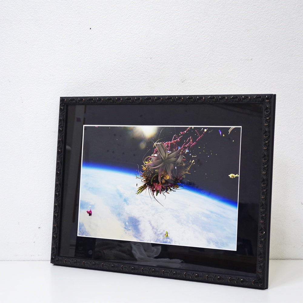 AMKK 東信 花樹研究所 EXOBIOTANICA オリジナルプリント BOUQUET #5988 2014年 証明書付き 額装品 BOTANICAL SPACE FLIGHT ●