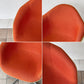 ハーマンミラー Herman Miller アームシェルチェア セカンド 2nd アプホルスター ヨーロッパ仕様 コントラクトベース 張り替え済み イームズ ◇