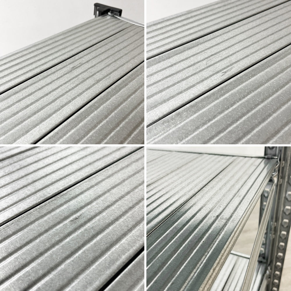 メタルシステム METALSISTEM スーパー123シリーズ SUPER123 スチールシェルフ STEEL SHELF 4段 W68xD61.5xH93cm イタリア製 ●