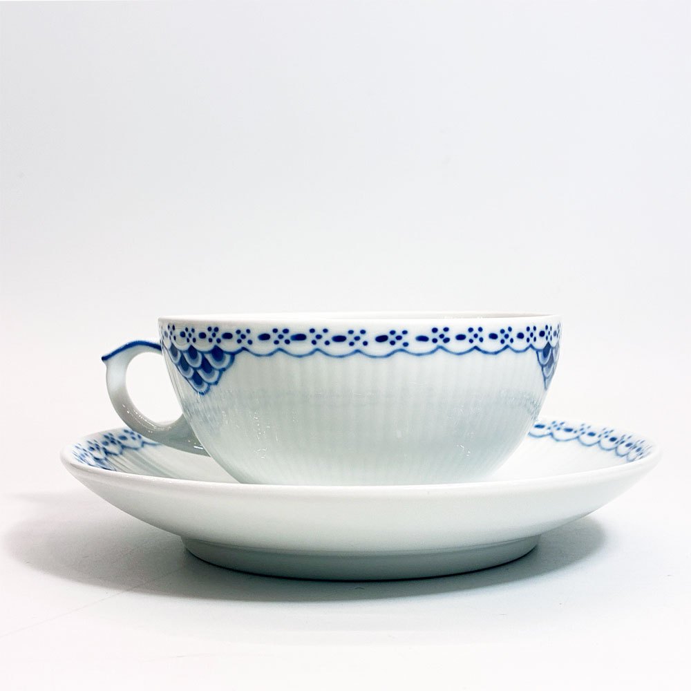 ロイヤルコペンハーゲン ROYAL COPENHAGEN プリンセス ティーカップ&ソーサー C&S デンマーク 北欧食器 ★